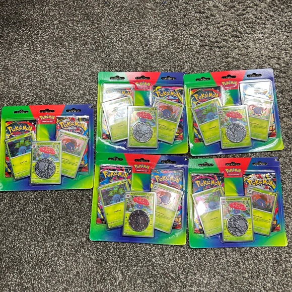 Pokemon TCG Enhanced 2 Pack Blister Pack Lot of 5 Evolutions Promo Sealed